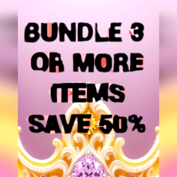Bundle any three or more items save 50% - Picture 1 of 1